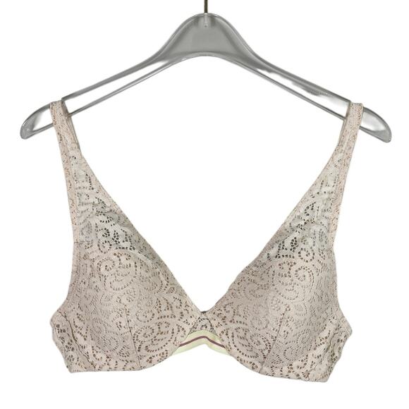 ThirdLove Artisan Lace Plunge Bra French Vanilla Size 34B - Picture 4 of 13